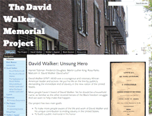 Tablet Screenshot of davidwalkermemorial.org
